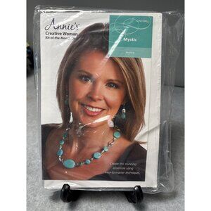 Annies Creative Woman Mystic Beading Kit Jewelry Making Turquoise Beads Silver A